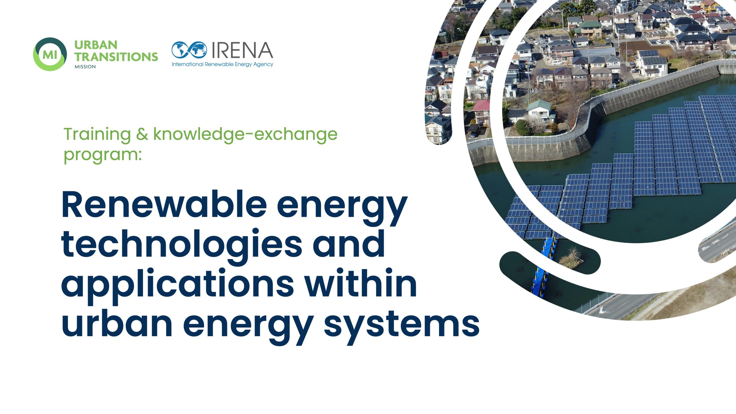 UTM teams up with IRENA to deliver 9 trainings on renewable energy technologies for cities